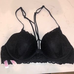 PINK Black bra